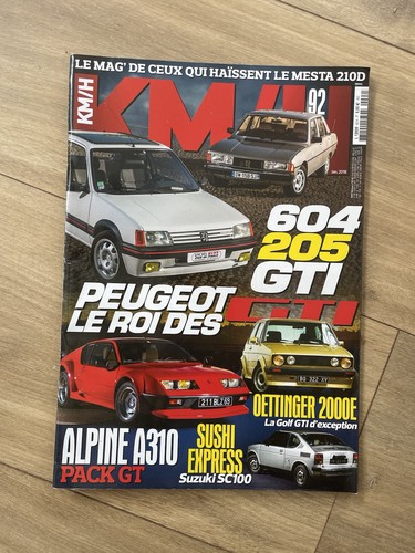 Magazine 92 janvier - km/h, n°92