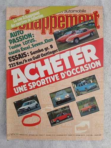 Echappement 191 1984 - echappement, 9/1984